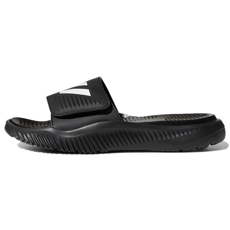 

Новые шлепанцы Adidas Alphabounce Slide Черные Белые FZ0387 40.5