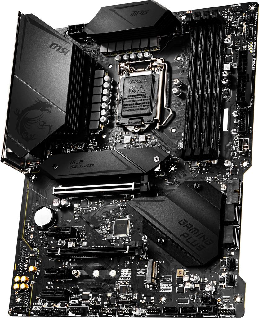 MSI MPG Z490 GAMING PLUS Motherboard ATX with Intel Z490 MB4954 [Equipped Chipset]
