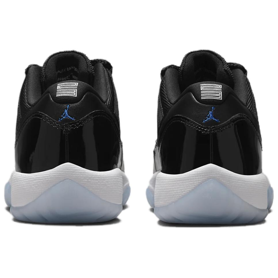 Air Jordan 11 Retro Low GS Space Jam Kinder-Sneaker Schwarz Varsity-Royal Weiß FV5121-004