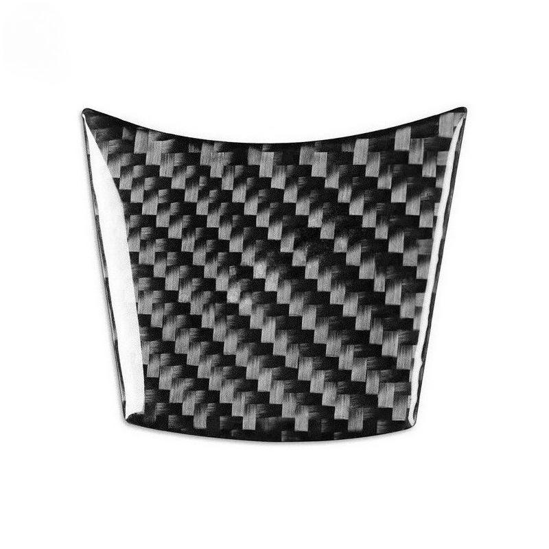

Car Steering Wheel Buttons Panel Trim Decoration for BMW 5 Series E60 2004-2010 Carbon Fiber Cover Sticker Interior Accessories