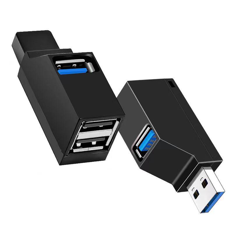Direct Plug USB3.0 High-Speed 3-Port Multi-Interface Hub Splitter