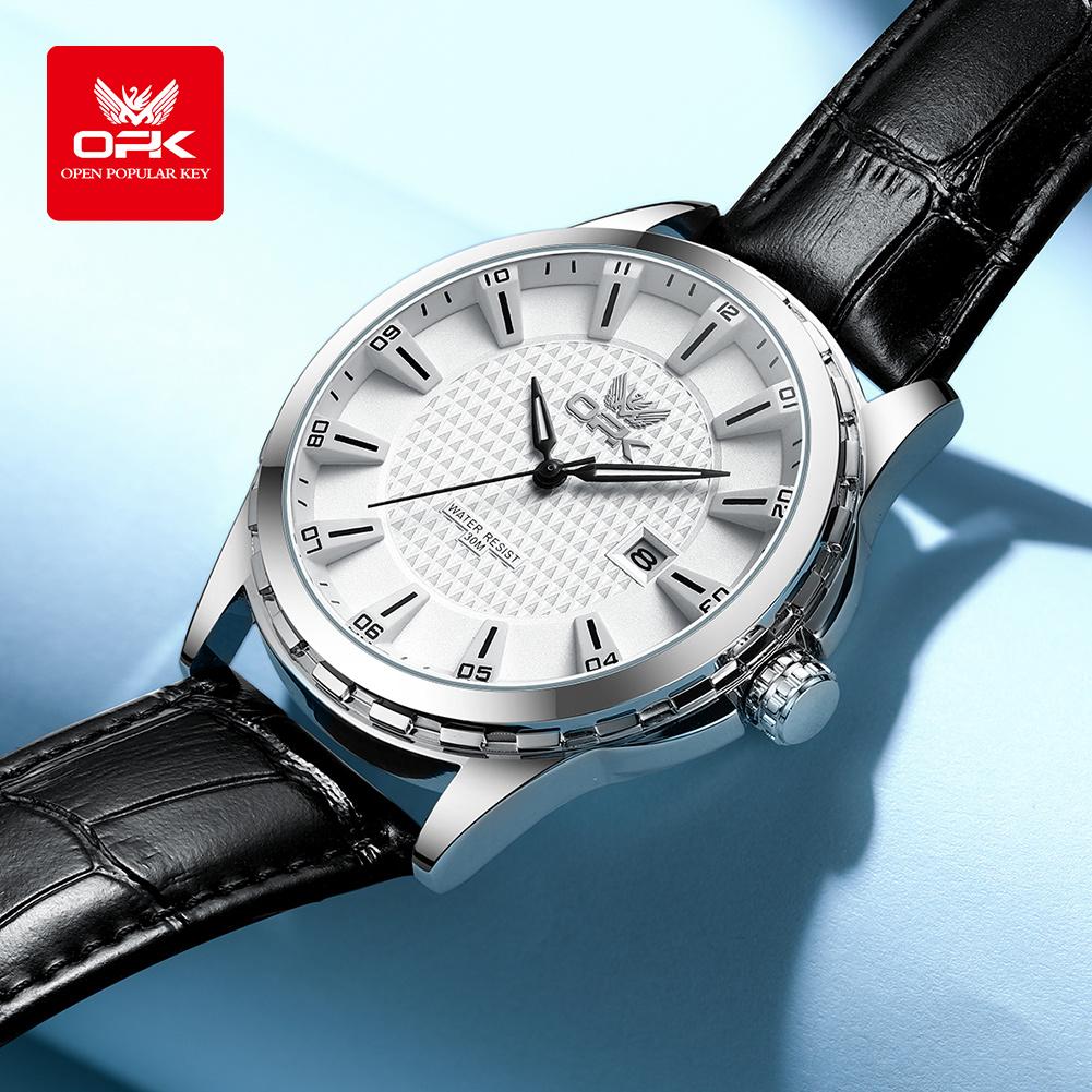OPK 6037 Men's Quartz Watches Fashion Casual Luminous Waterproof Watches for Man