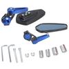 1 Pair Motorcycle Handle Bar Rearview Mirror Scooter Motocross Rearview Mirrors Electrombile Back Side Mirror Universal