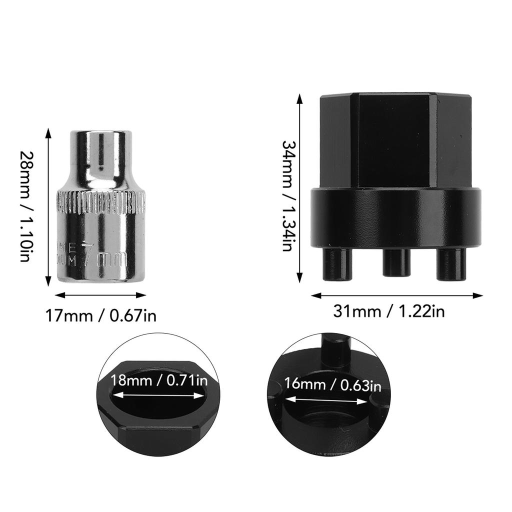 AC Compressor  Hub Remover Efficient Performance  Hub Tool Easy To Carry for  Clutchless Compressors