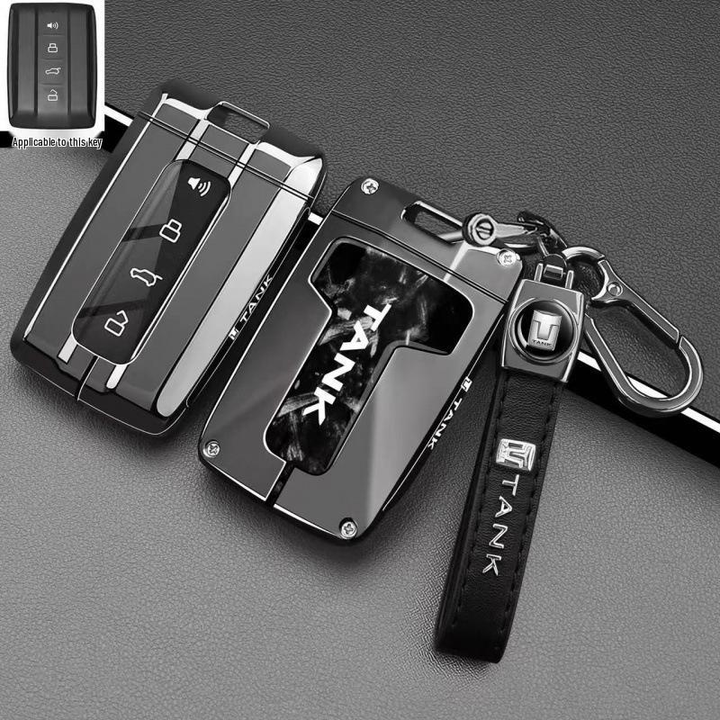 Tank 300/Hi4T/400/500/700 Key Case Shell with Buckle for New Energy Vehicles