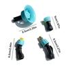 4pcs M14×1.5 Agricultural Sprayer Nozzle Set Windproof 5-Hole Tornado Direct Spray Adjustable Copper Atomizing Nozzle