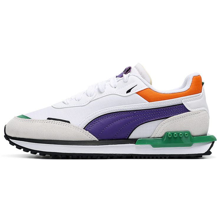 Puma Smash V2 Unisex White Black 382045-02 EU 35.5