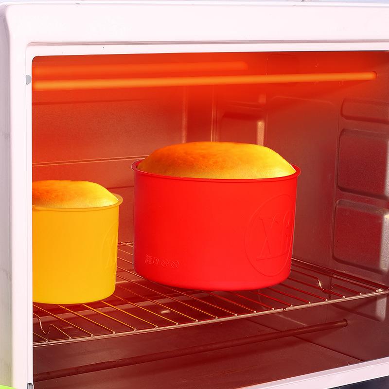 1/3pcs Silicone Cake Mold Random Color DIY Desserts Baking Mold Rectangular Bread Pan Mousse Cake Round Shape Mold Baking Pans