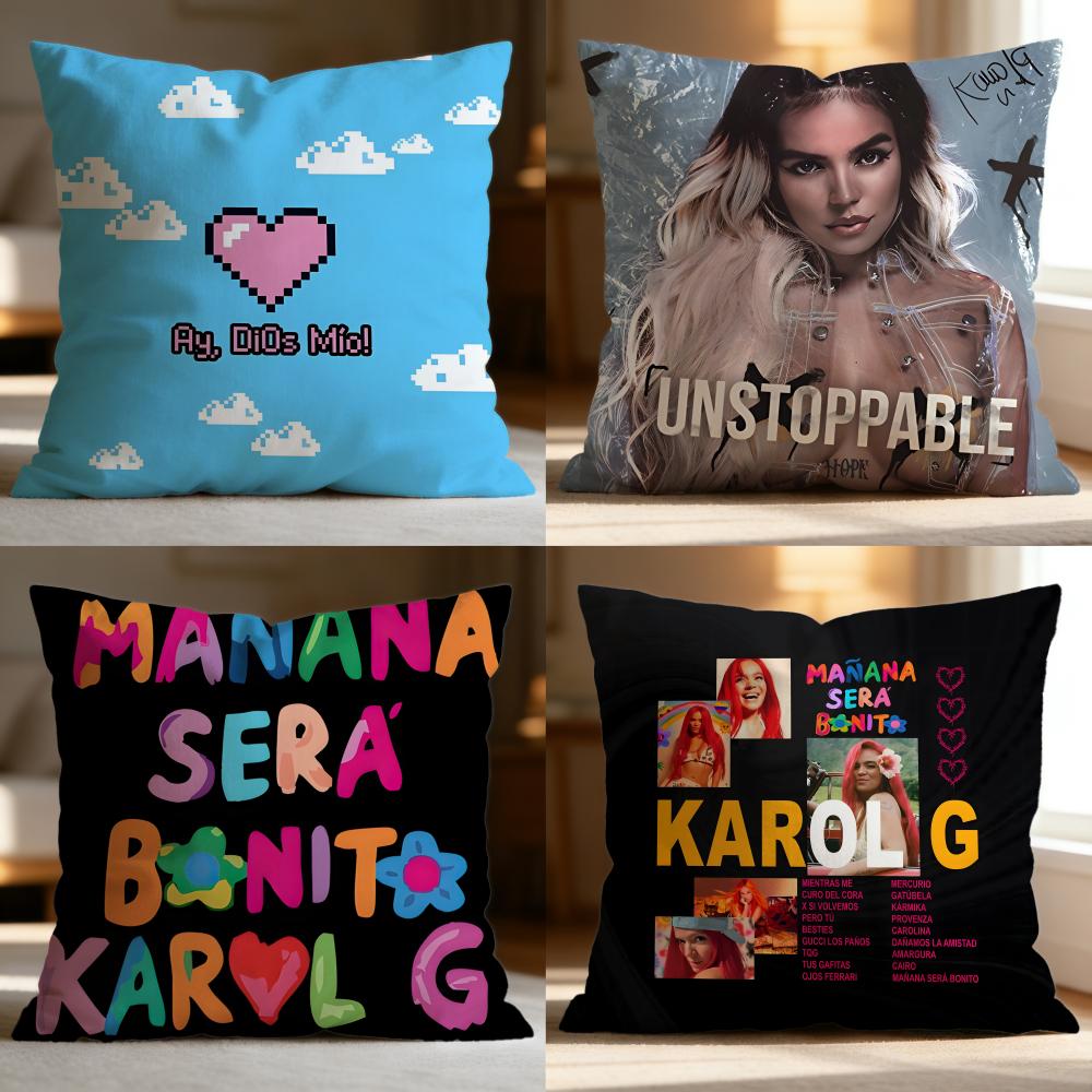 Hot KKAROL Ged Cushion Cover Soft Washable Pillow Case Multi-Scene for Couch Bed Travel Office Use
