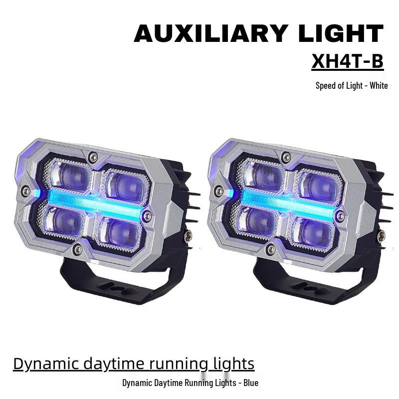 4x4 SUV LED Fog Lights: Off-Road Roof Rack & Grille Modification