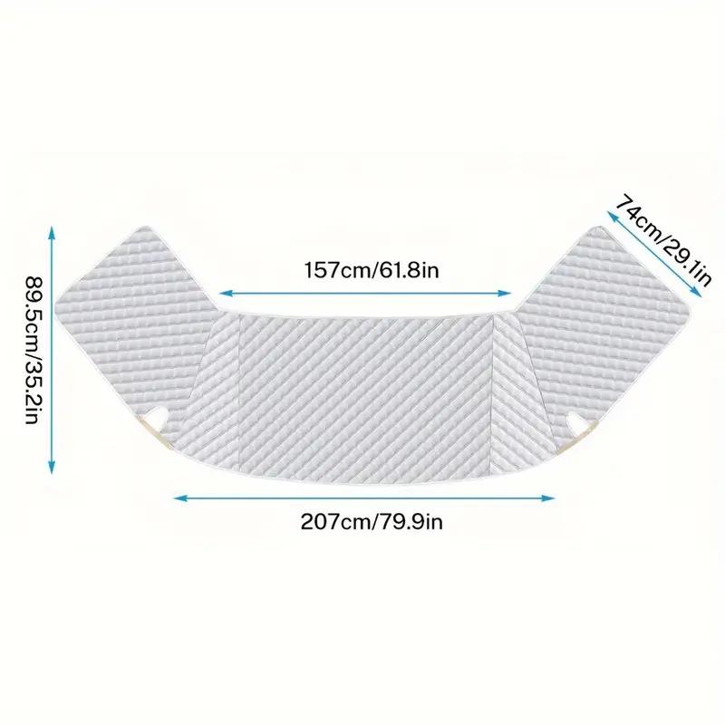 RV Car Windshield Sunshade Cover Waterproof Motorhome Front Window Sun Snow Protective Cover