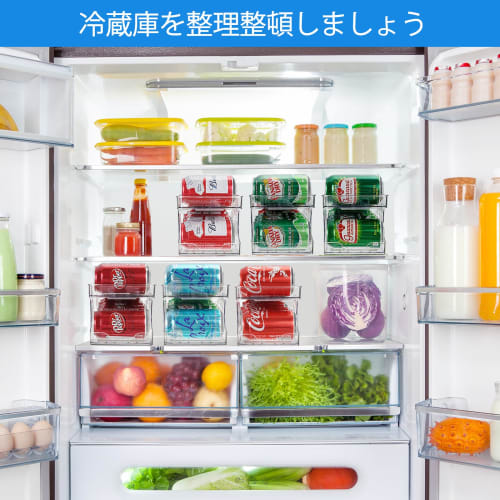 BingoHive Rolling Soda Can Organizer, Refrigerator Can Dispenser for Beer, Soda, Seltzer, and Pop Cans, Refrigerator Soda Organizer for Standard Size