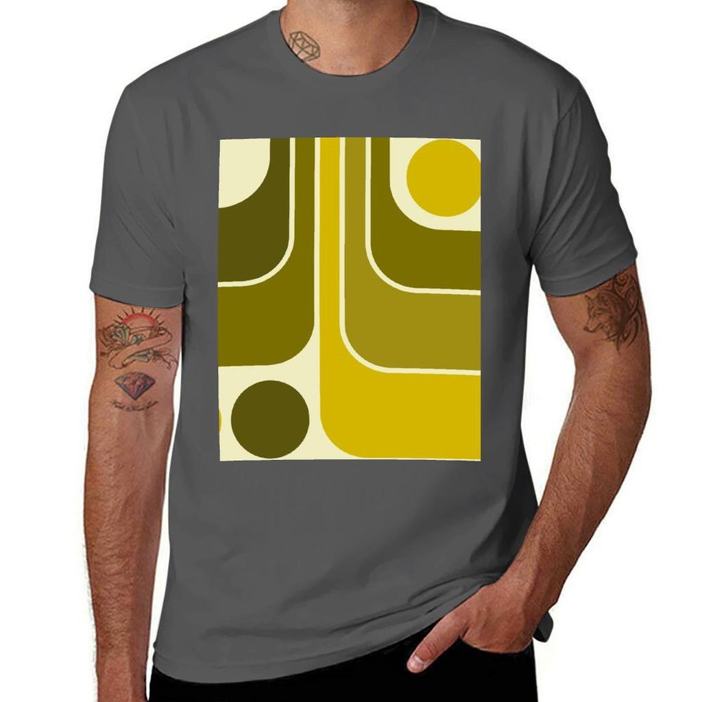 Retro Geometric Design 632 Tshirt Creative Graphic Tee Shirt