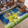 Benutzerdefinierter Teppich Cristiano Ronaldo Muster Druck Name Text Weicher Rutschfester Boden Teppich für Zuhause Innen Dekoration