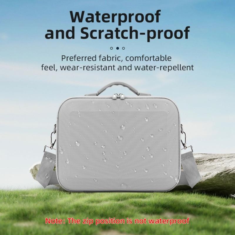 Portable Drones Carrying Case With Inner Compartments, Water Resistant For Drones, Lightweight Design Handbag