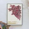 2Pcs/Set Rose Flower Metal Cutting Dies Stencils Die Cut for DIY Scrapbooking Album Paper Card Embossing
