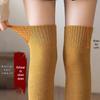 Women's Over-the-Knee Velvet Terry Dance Socks - Thick, Warm, Tall Tubes for Autumn/Winter