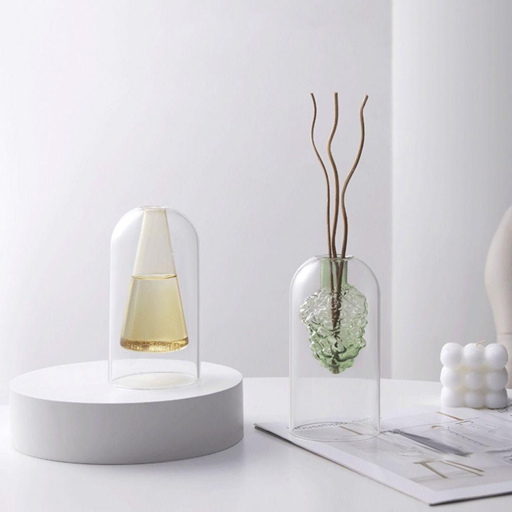 Glass Essential Oil Evaporation Bottle Creative Fragrance Diffuser Bottle  Bedroom