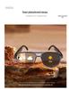 Smart Bluetooth Sunglasses: Double Bridge, Photochromic, Anti-Blue Light, UV Protection, Music and Call Enabled