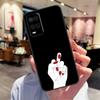 Girl Code Hands Funny Signals Case For Oppo A94 A54 A40 A60 A80 A98 A78 A18 A38 A58 A16 A76 A96 A17 A77 A74 A57S A15 Cover