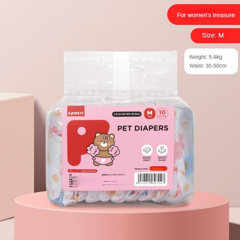 Jednorazowe pieluchy dla psów i suk Zwierzęta domowe Pieluchy dla psów na zewnątrz Majtki fizjologiczne dla psów Pieluchy dla pieluch