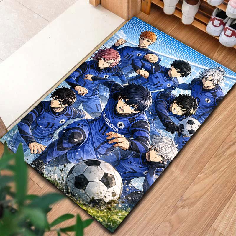 BLUE LOCK Carpet Rug for Living Room Bedroom Home Sofa Decoration,Kids play Non-slip Floor Mat