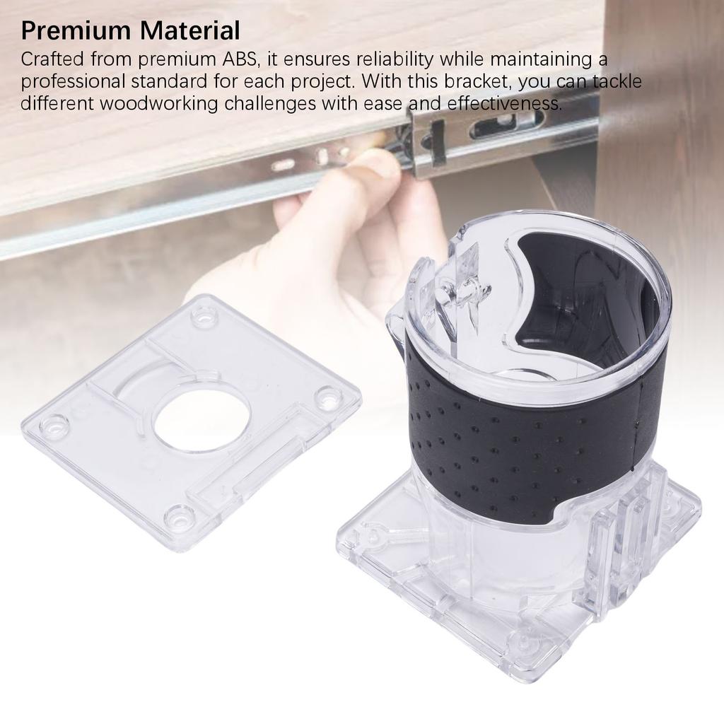 Invisible Fastener Slotting Bracket 0 to 2 Inch Adjustable Trimming Machine Slotted Bracket for Woodworking