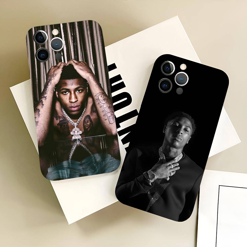 Rapper YoungBoy Never Broke Again Phone Case Black Silicone Soft Shell For IPhone 17 16 15 14 13 12 11 Air Pro Max Plus Hot Sale