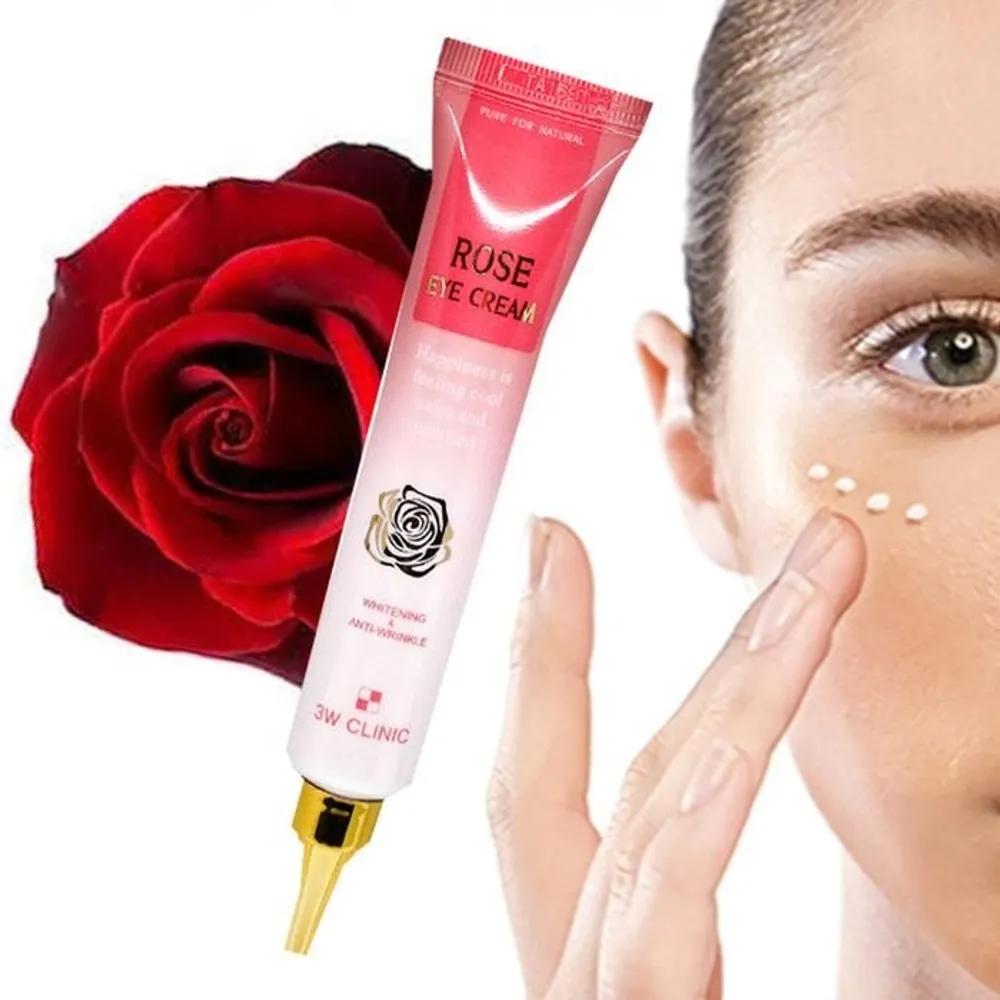3W Clinic Rose Eye Cream Tube Type 40ml Rose Flower Water