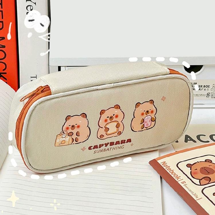 Big Capacity Pencil Case Zippers Pen Holder Pencil Organizers Spacious Pencil Bag Large Stationeries Pen Storage Pouches