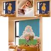 Elegant Velcro Curtain Window 200cm Self Adhesive Soft Polyester Home Decor