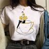 Sommer Urbanes Mädchen Übergröße Rundhals Bedruckt Cartoon Locker Baumwolle Kurzarm Oberteil T-Shirts Damen