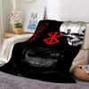 1pc Berserk Soft Warm Throw Blanket Nap Blanket For Couch Sofa Office Bed Camping Travel,Comfortable