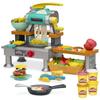 Play-Doh La Cuisine des Petits Chefs, coffret de pâte à modeler avec sons de cuisson réalistes, plus de 25 aliments à créer, dès 3 a