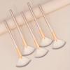 New Practical Facial Brushes Fan Makeup Brushes Soft Portable Mask Brushes Cosmetic Tools for Ladies Girls Nail Charm Beaut