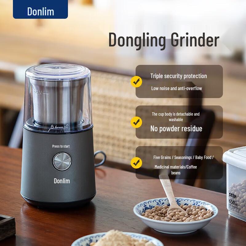 Donlim Electric Coffee Grinder DL-9701 CN plug (adapter included)