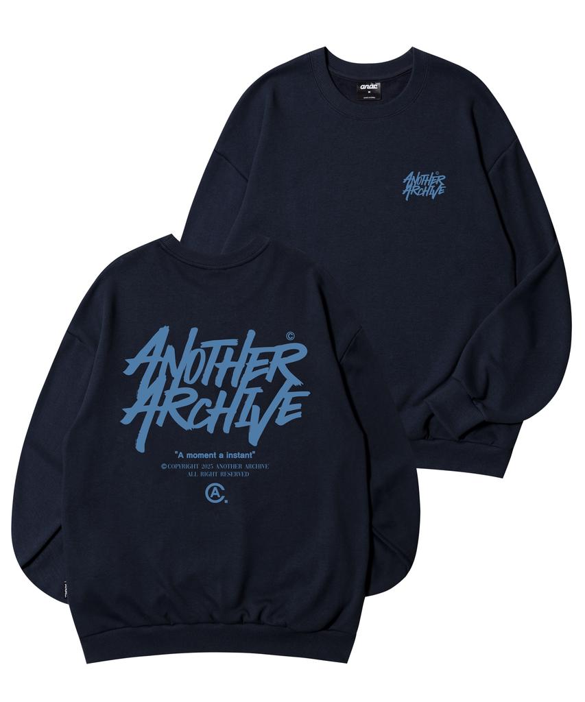 ANOTHER ARCHIVE Fb Graffiti Oversized Sweatshirt_Black