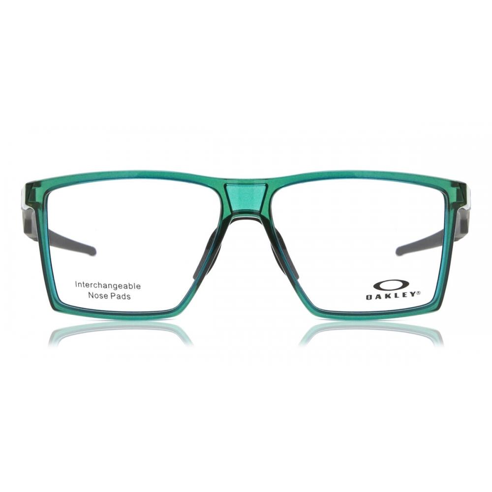 

Oakley Ox8052 Futurity 805206 Men Eyeglasses Transparent Viridian Green/55-14-139