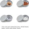 3 PCS Hollow Out Nosework Containers Aluminum Cans Metal Container Dog Scent Training Kit  Dog Nose