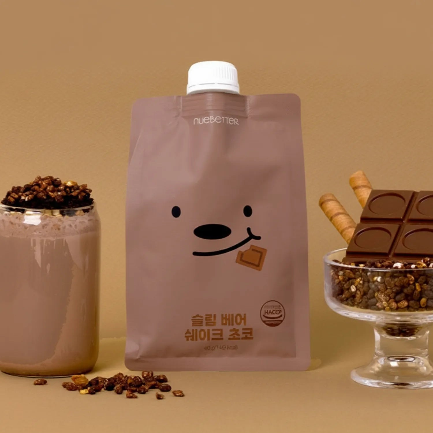 nuebetter Slim Bear Shake #Choco 40g*5ea Shake #Choco 40g*5ea