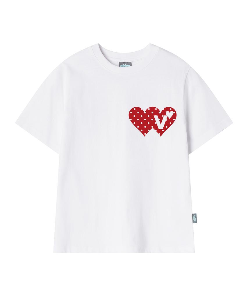 VIDEO JOCKEY Double Heart T-Shirt [6 Colors]
