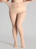 A PAIRS Transparent Black Solid Color Plus Size Pantyhose Ultra-thin Nylon Stocking Korea Slim High Quality Tights