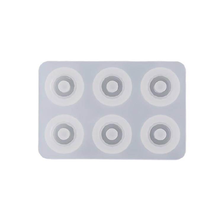 Resin Beads Molds with Hole Silicone Resin Epoxy Molds for Cabochon Gemstone