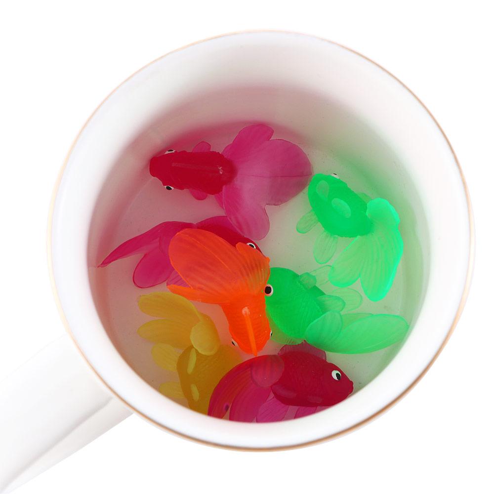 Baby Swimming Mini Beach Toys Baby Bath Toys Kids Toys Fish Tank Decoration Simulation Goldfish