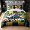 Penrith Panthers Design Bed Bedding Set 1 Duvet Cover + 2 Pillowcases Soft Breathable Household Bed Linens