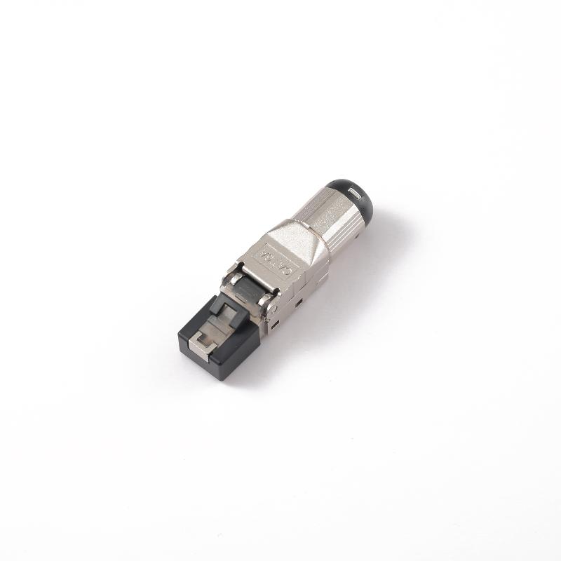 1Pcs Rj45 Shielded Toolless Modular Termination Plug Rj45 Cat8 Cat7 Cat6A Connector 2000Mhz 40G Lan Cable For 22Awg-24Awg