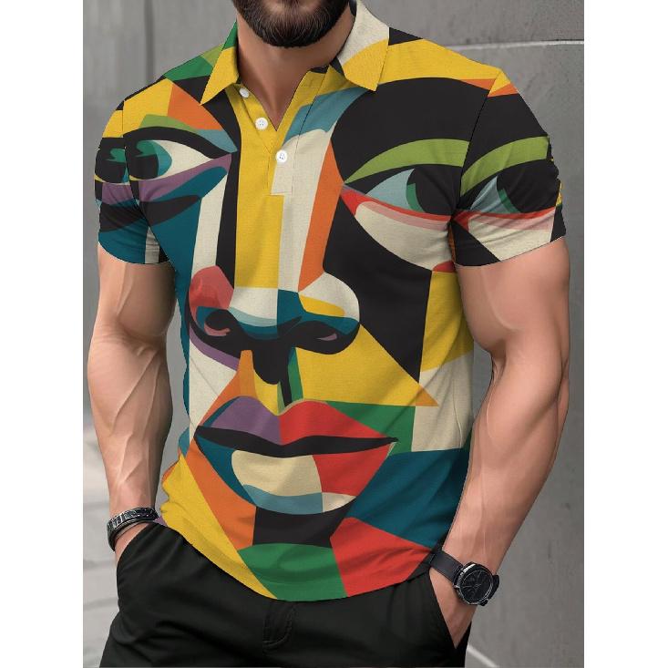 2026 men's polo shirt, men's polo shirt with a collar