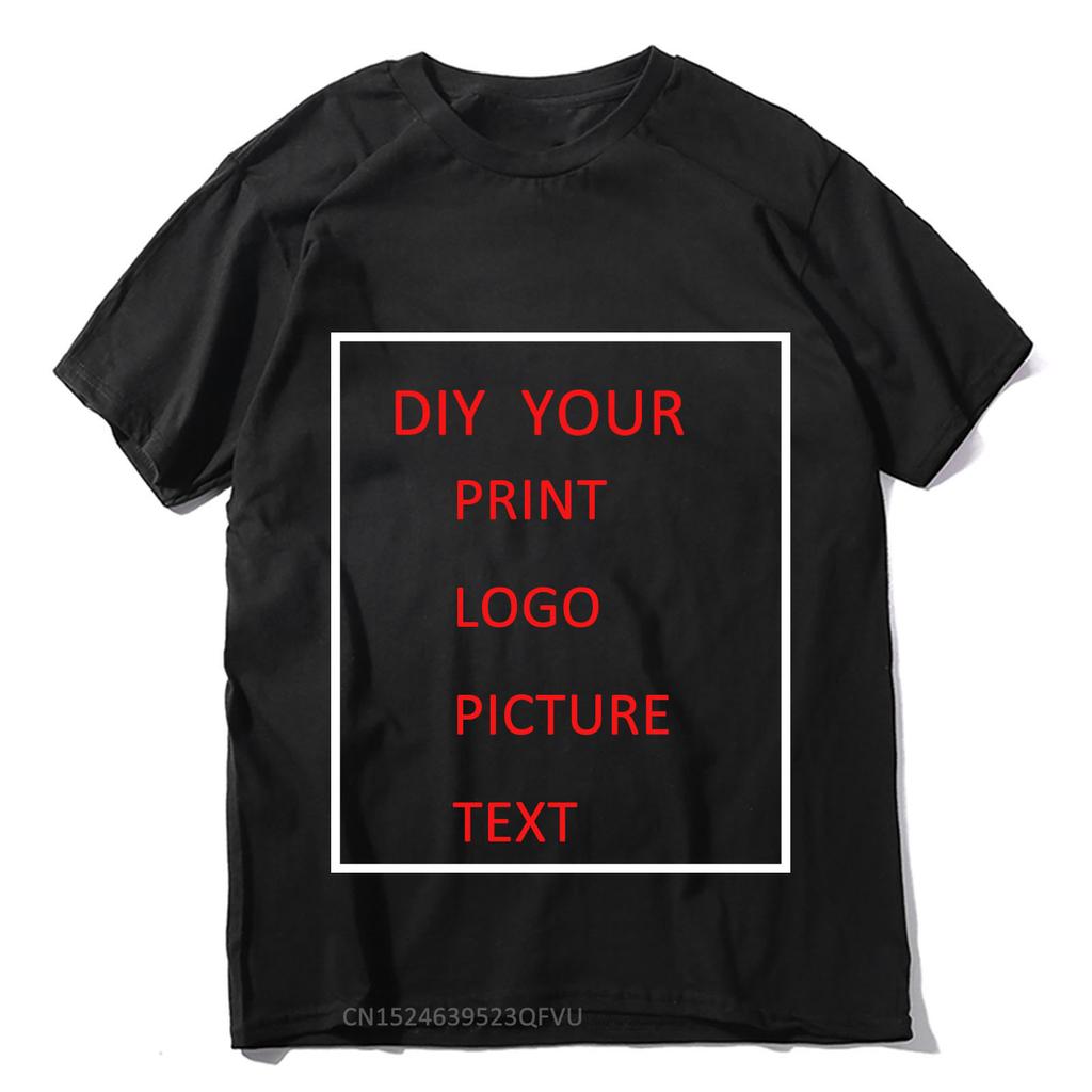 DIY CUSTOM YOUR PRINT LOGO PICTURE TEXT TSHIRTS WOMEN MEN UNISXE TSHIRT 100 COTTON OWN DESIGNS TOPS TSHIRT Gift
