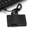 USB Sound Card 6 Channel 48kHz Sampling Rate Analog Play Recording External Sound Card for PC Laptop Computer