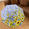 1PC Sunflowers Flowers Umbrella-8-Rib Reinforced Portable Folding Travel Suitable for All Seasons Outdoor Daily Use  -J0352
